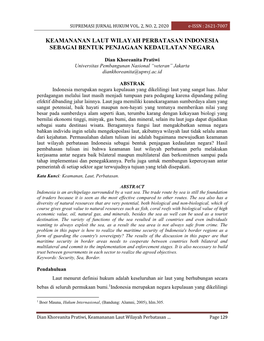 Supremasi Jurnal Hukum Vol. 3, No. 1, 2020