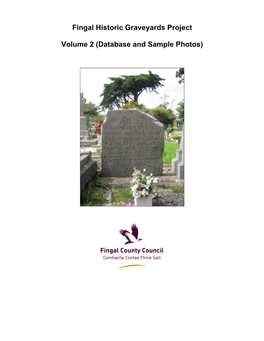 Fingal Historic Graveyards Project Volume 2