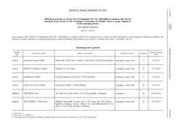 No 1008/2008 on Common Rules for the Operation of Air