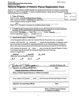 National Register of Historic Places Registration Form