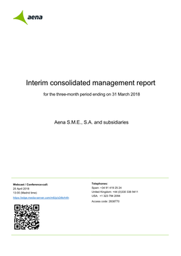 Interim Consolidated Management Report