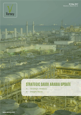 STRATEGIC SAUDI ARABIA UPDATE • Strategic Analysis • Insight News