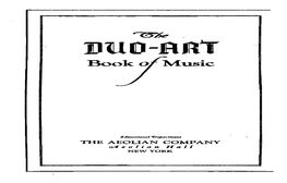 Duo-Art Book of Music.Pdf