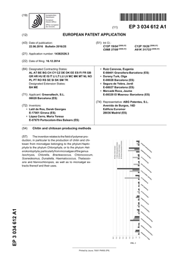 Chitin and Chitosan Producing Methods