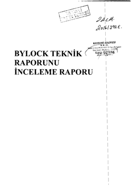 Bylock Raporu’Ndaki Çelişkiler 9