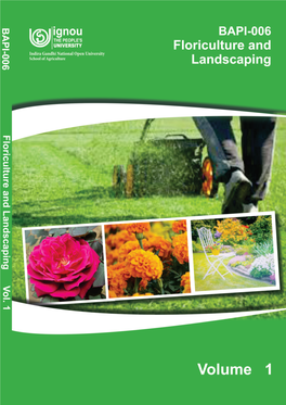 Floriculture and Landscaping, G.B