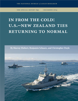 In from the Cold: U.S.–New Zealand Ties Returning to Normal