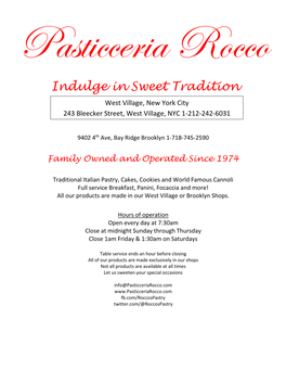 Pasticceria Rocco