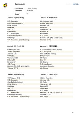 Calendario 01/08/2019