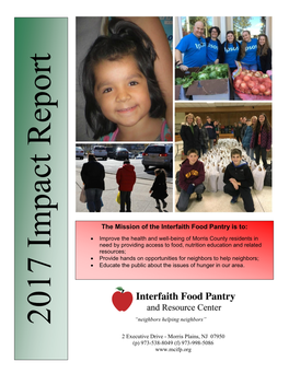 The Mission of the Interfaith Food Pantry Is To