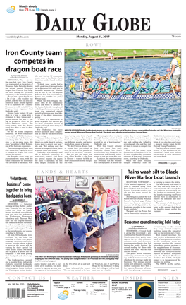 Iron County Team Competes in Dragon Boat Race