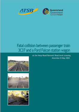 Fatal Collision Between Passenger Train 3C37 and a Ford Falcon Station Wagon