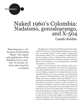 Naked 1960'S Colombia