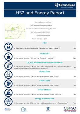 HS2 and Energy Report