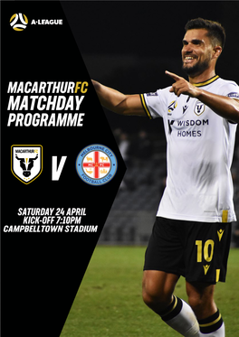 Saturday 24 April Kick-Off 7:10Pm 2020/21 A-League Ladder