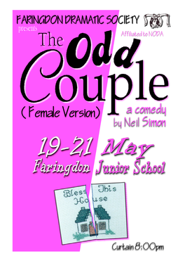 The Odd Couple 2011 Programme