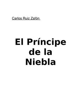 El Príncipe De La Niebla