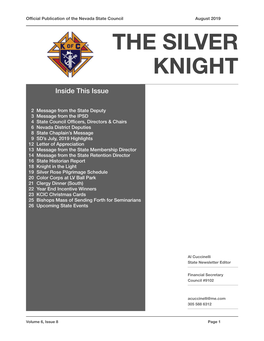 Silver Knight Newsletter August 2019 V2