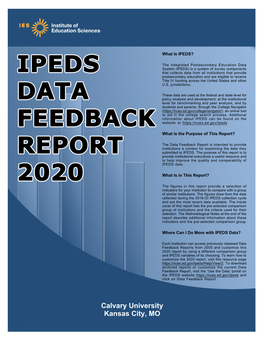 2020 IPEDS Data Feedback Report