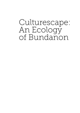 Culturescape: an Ecology of Bundanon