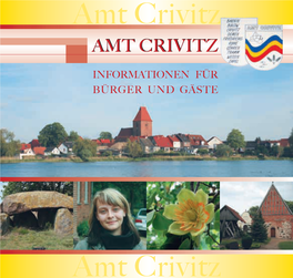 Bürger-Informationsbroschüre Des Amt Crivitz