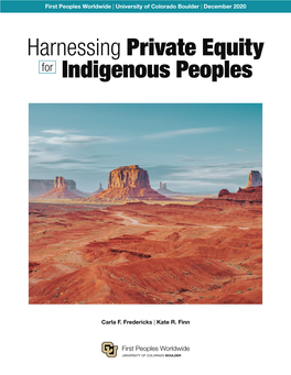 Harnessing Private Equity Indigenous Peoples