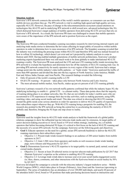 Navigating LTE Trade Winds Situation Analysis Syniverse's IPX Network