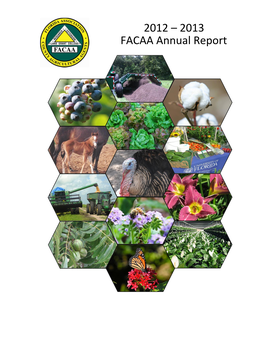 2012 – 2013 FACAA Annual Report