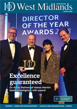 Excellence Guaranteed Dr Andy Palmer of Aston Martin Lands Prestigious Iod Award