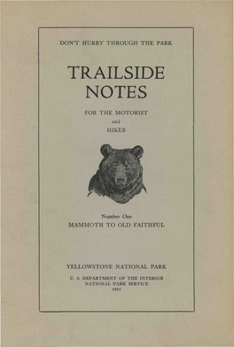 Trailside Notes