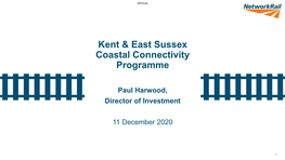 Kent & East Sussex Coastal Connectivity Programme