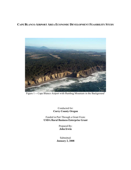 Cape Blanco Airport Feasibility Study