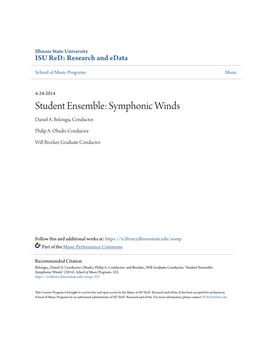 Symphonic Winds Daniel A