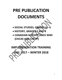 Pre Publication Documents