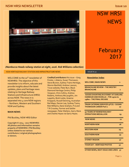 NSW HRSI NEWS February 2017