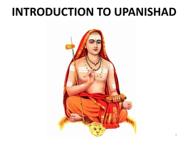 Introduction to Upanishad