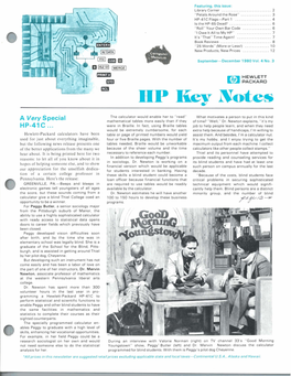 HP Key Notes