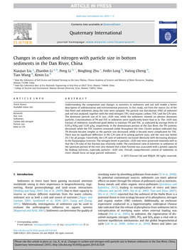 Changes in Carbon and Nitrogen with Particle Size in Bottom Sediments in the Dan River, China