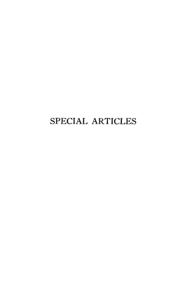 Special Articles Cyrus Adler