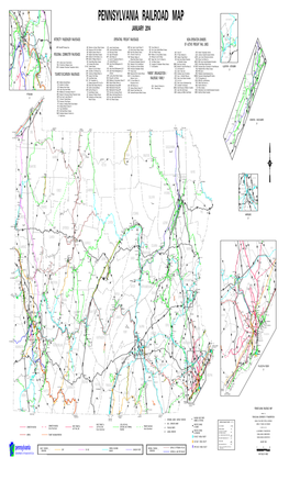 Pennsylvania Railroad Map R V 51 a V a S P Willow Nadine N a Grove 79 M 19 Coleman Yd