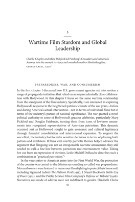 Wartime Film Stardom and Global Leadership