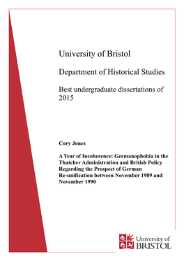 Best Undergraduate Dissertations of 2015