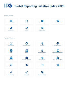 2020 IPG Global Reporting Initiative (GRI)