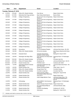 3 University of Notre Dame Event Schedule