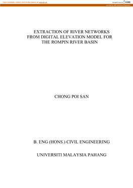 UMP Thesis Template