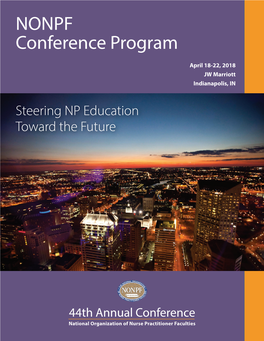 2018 Conference Program.Indd
