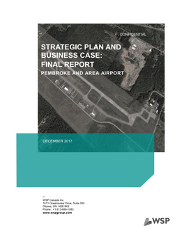 Strategic Plan and Business Case: Final Report Pembroke and Area Airport