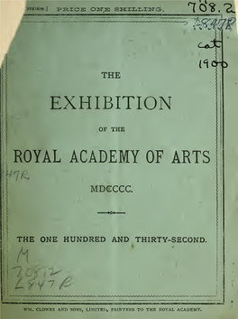 The Exhibition of the Royal Academy of Arts MDCCCC : the One Hundred