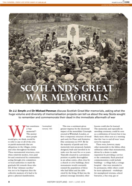 Scotland's Great WAR Memorials