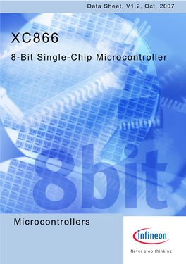 Microcontrollers 8-Bit Single-Chip Microcontroller